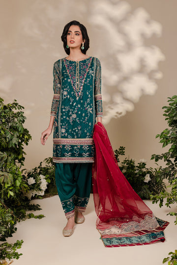 Batik | Desire Formal Dresses | Teal Nousha - Khanumjan  Pakistani Clothes and Designer Dresses in UK, USA 