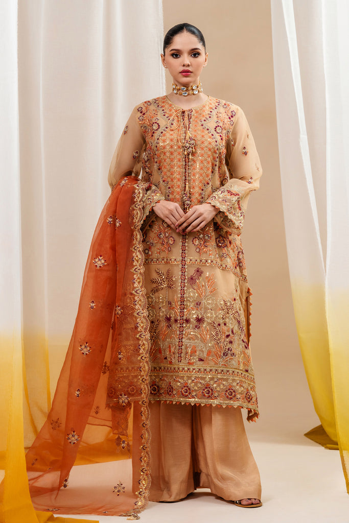 Beechtree | Luxe S’24 | SAFFRON BLOSSOM - Khanumjan  Pakistani Clothes and Designer Dresses in UK, USA 