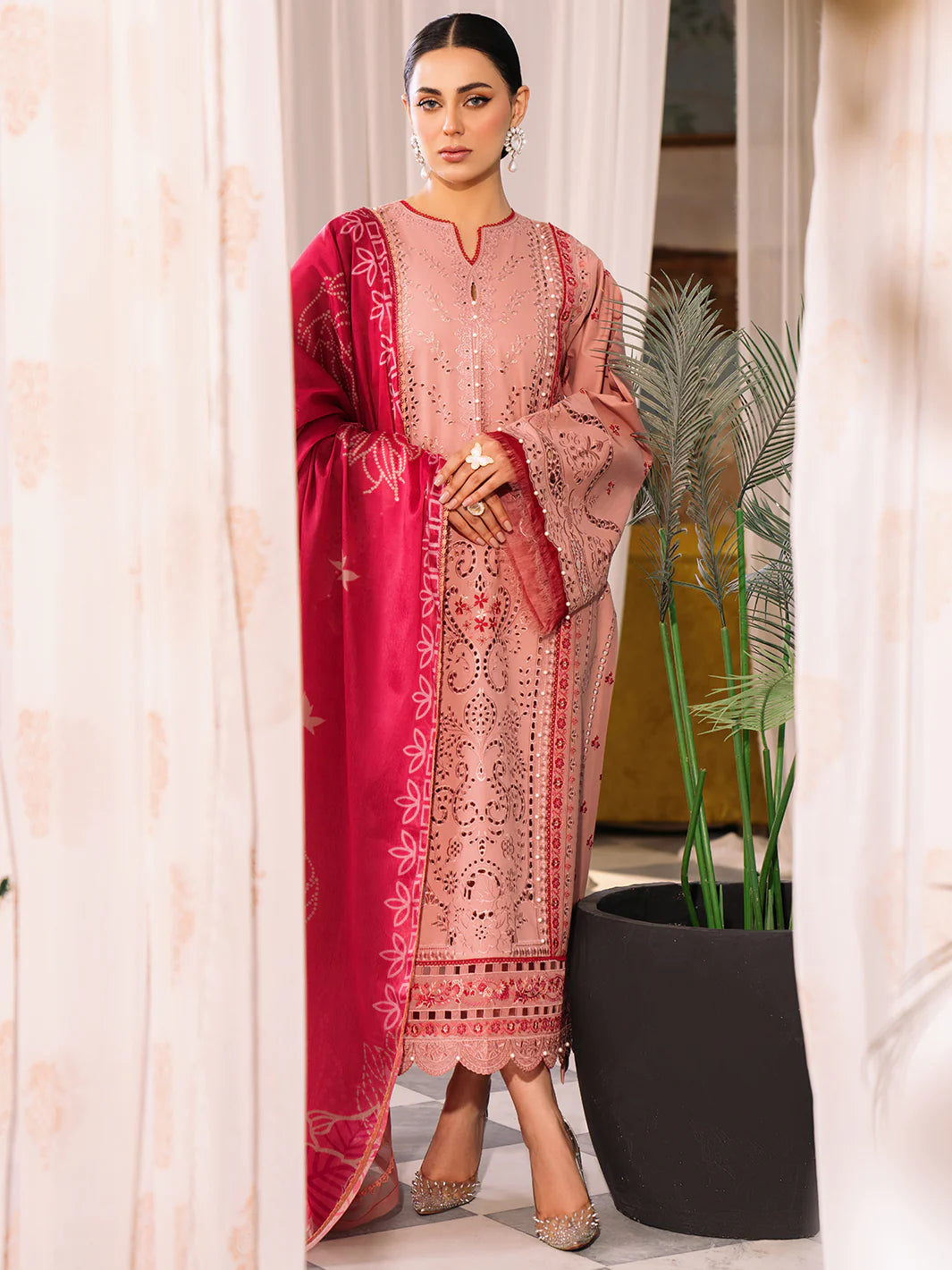 Bin Ilyas | La Hira Spring Summer 24 | 202-B - Khanumjan  Pakistani Clothes and Designer Dresses in UK, USA 