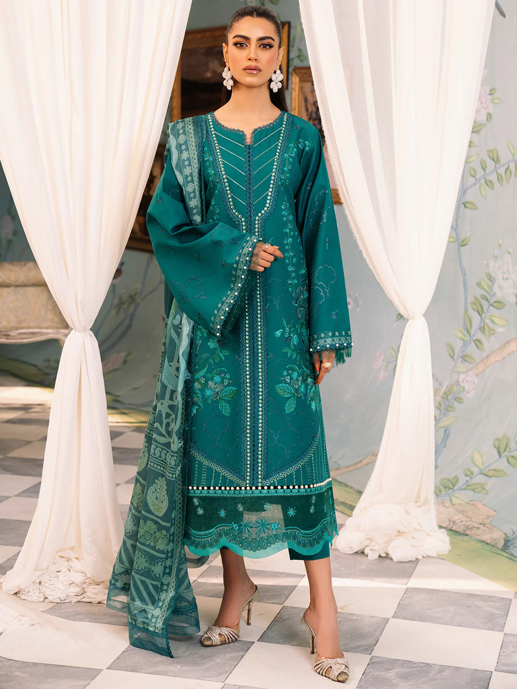 Bin Ilyas | La Hira Spring Summer 24 | 207-A - Khanumjan  Pakistani Clothes and Designer Dresses in UK, USA 