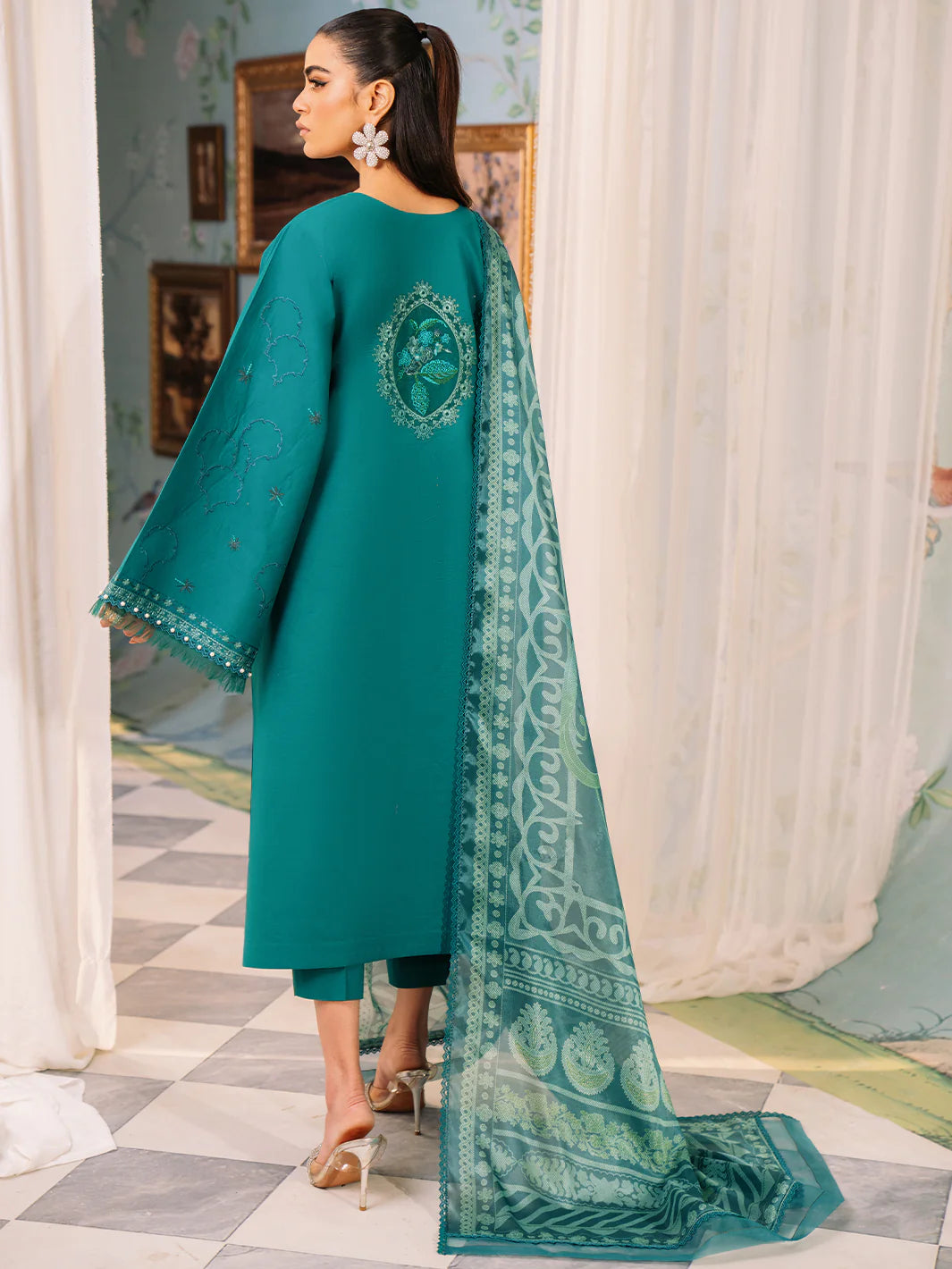 Bin Ilyas | La Hira Spring Summer 24 | 207-A - Khanumjan  Pakistani Clothes and Designer Dresses in UK, USA 