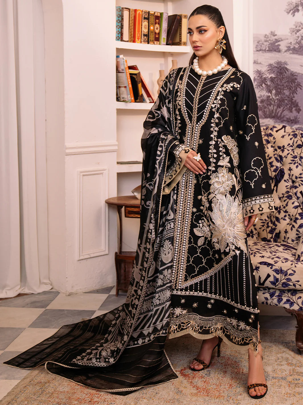 Bin Ilyas | La Hira Spring Summer 24 | 207-B - Khanumjan  Pakistani Clothes and Designer Dresses in UK, USA 