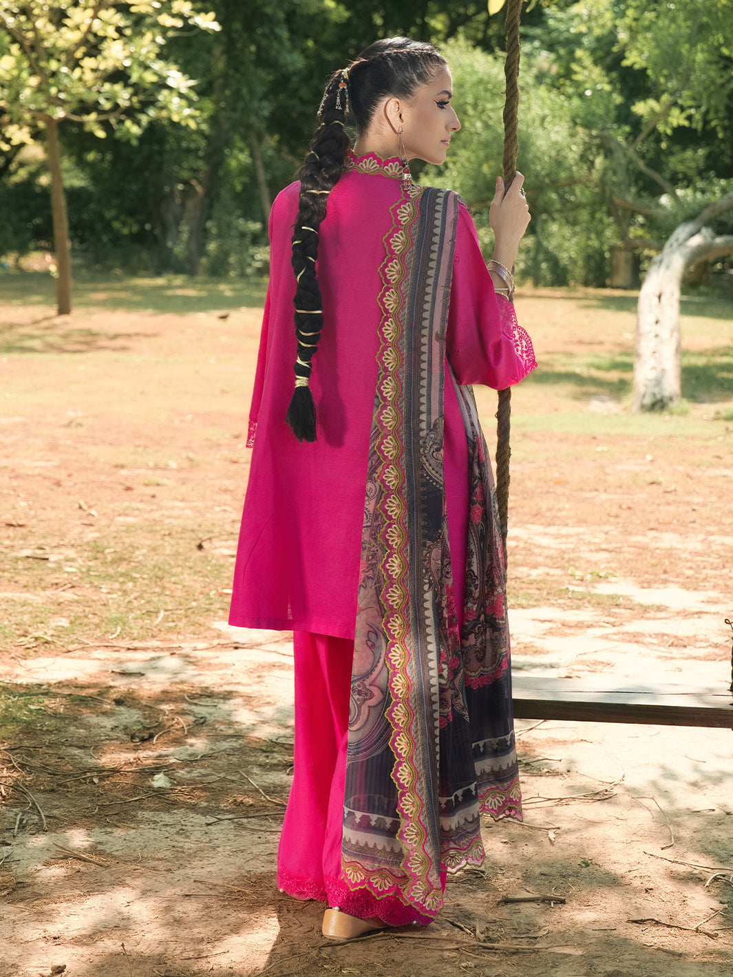 Hemstitch | The Garden Lawn | Blush Petal