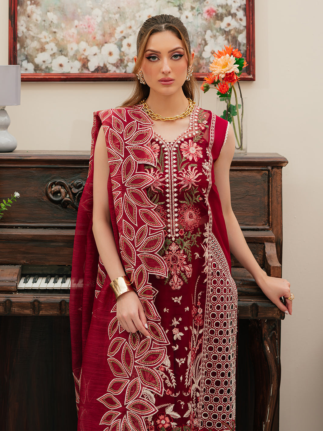 Mahnur | Allenura Luxury Lawn 24 | CELESTIAL - Khanumjan  Pakistani Clothes and Designer Dresses in UK, USA 