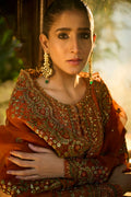 Dhanak | Bridal Couture | HF-3001 RUST - Khanumjan  Pakistani Clothes and Designer Dresses in UK, USA 