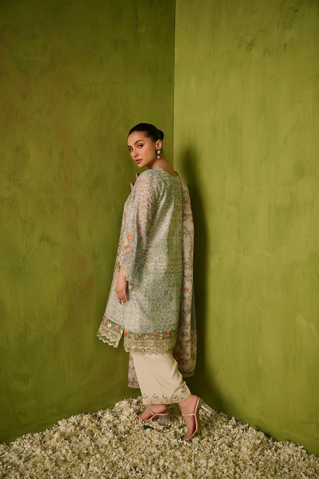 Dhanak | Festive Signature Pret | SS24DA-2470 GREEN