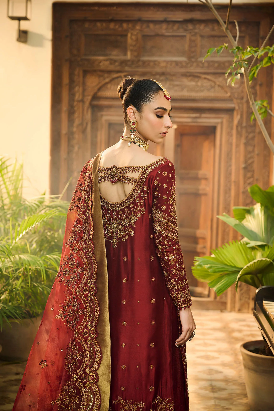 Dhanak | Bridal Couture | HF-3009 RED - Khanumjan  Pakistani Clothes and Designer Dresses in UK, USA 