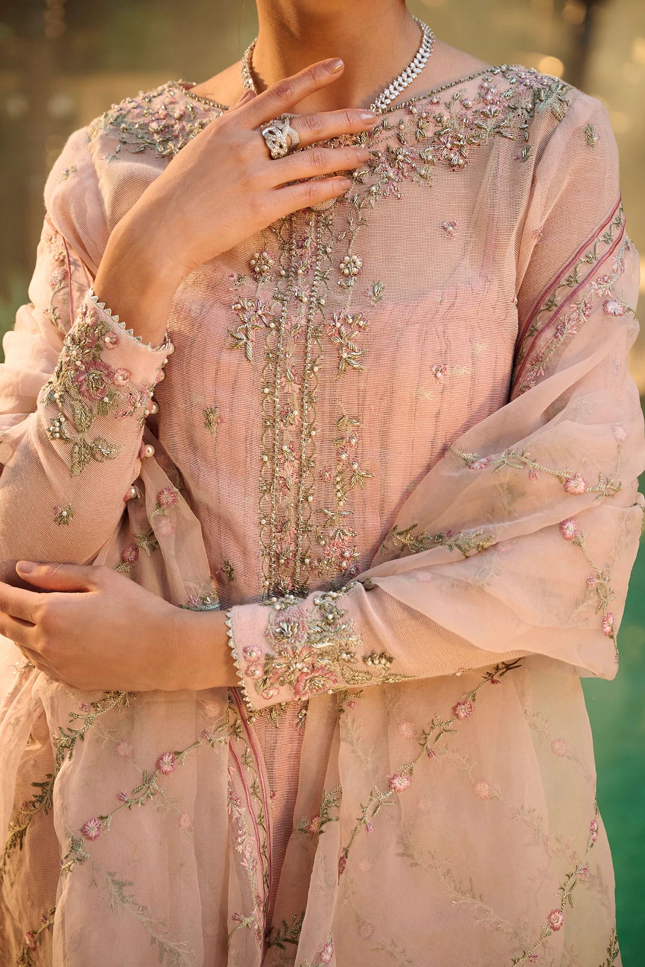 Dhanak | Bridal Couture | HF-3003 L-PINK - Khanumjan  Pakistani Clothes and Designer Dresses in UK, USA 