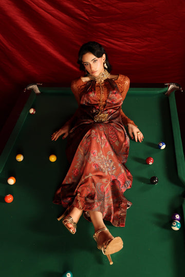 Musferah Saad | The Elite Club | Crimson Sienna