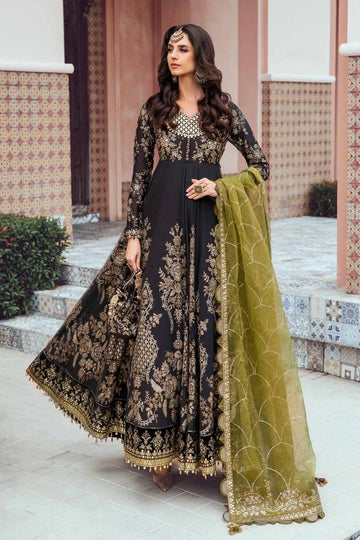 Maria B | Sateen Formals 23 | Black CST-703 - Khanumjan  Pakistani Clothes and Designer Dresses in UK, USA 