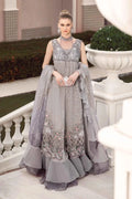 Maria B | Sateen Formals 23 | Grey CST-707 - Khanumjan  Pakistani Clothes and Designer Dresses in UK, USA 