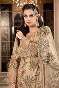 Maria B | Sateen Formals 23 | Beige CST-712 - Khanumjan  Pakistani Clothes and Designer Dresses in UK, USA 