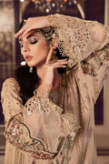 Maria B | Sateen Formals 23 | Beige CST-712 - Khanumjan  Pakistani Clothes and Designer Dresses in UK, USA 