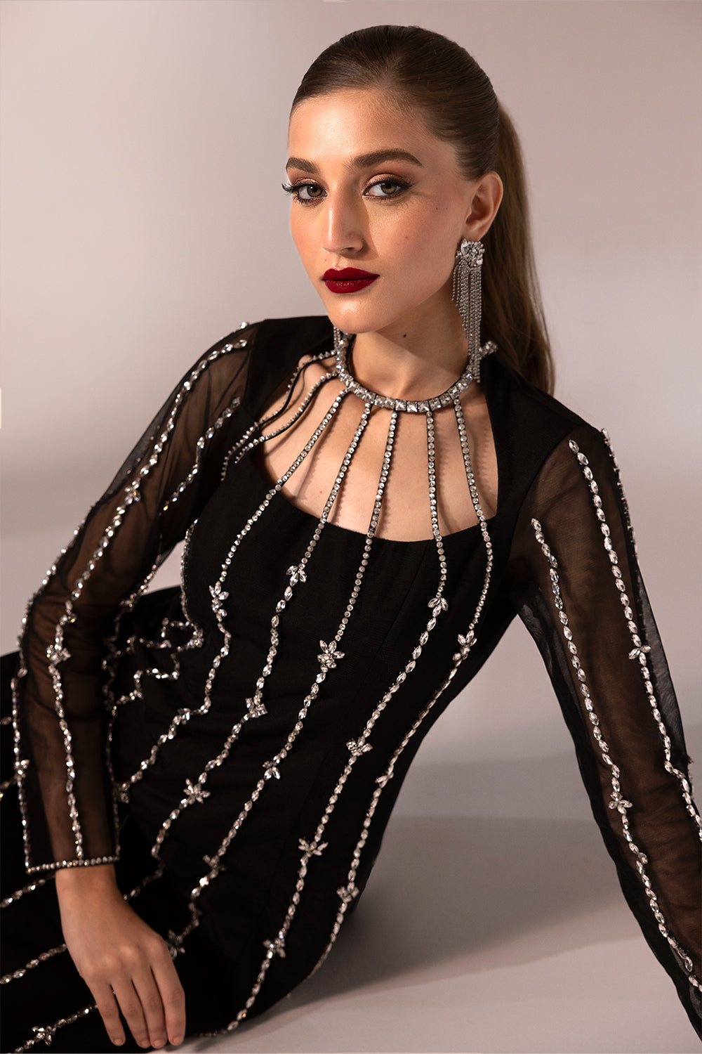 Caia | Regine Luxury Formal’23 | MIDNIGHT - Khanumjan  Pakistani Clothes and Designer Dresses in UK, USA 