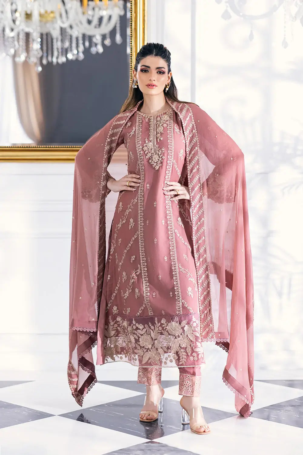 Azure | Embroidered Ensembles 23 | Candy Blush - Khanumjan  Pakistani Clothes and Designer Dresses in UK, USA 