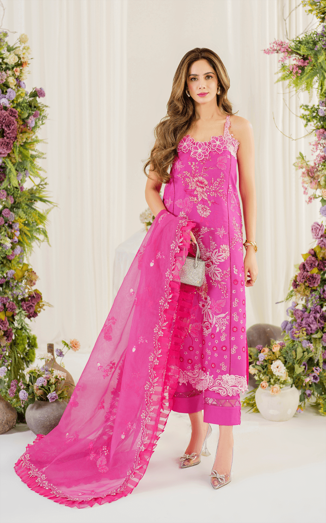 Asifa and Nabeel | Pretty in Pink Limited Edition | Carnation (PP-2) - Khanumjan  Pakistani Clothes and Designer Dresses in UK, USA 