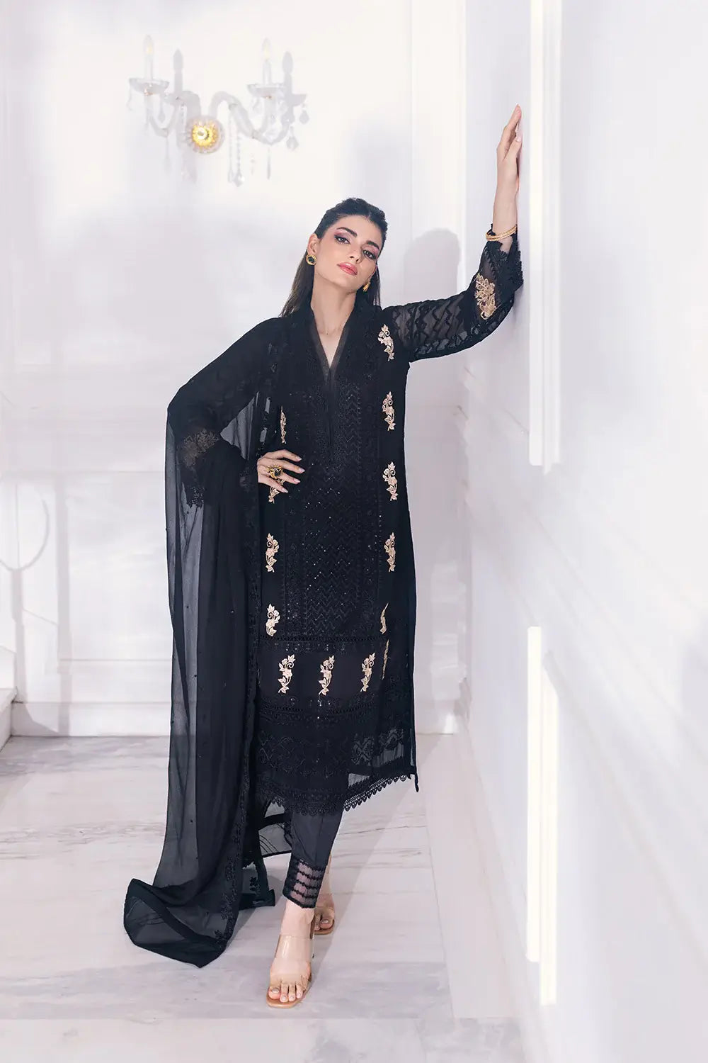 Azure | Embroidered Ensembles 23 | Cendre Muse - Khanumjan  Pakistani Clothes and Designer Dresses in UK, USA 