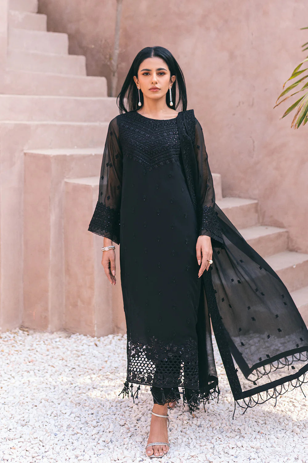 Azure | Embroidered Ensembles 3 Pcs | Charcoal Charm - Khanumjan  Pakistani Clothes and Designer Dresses in UK, USA 