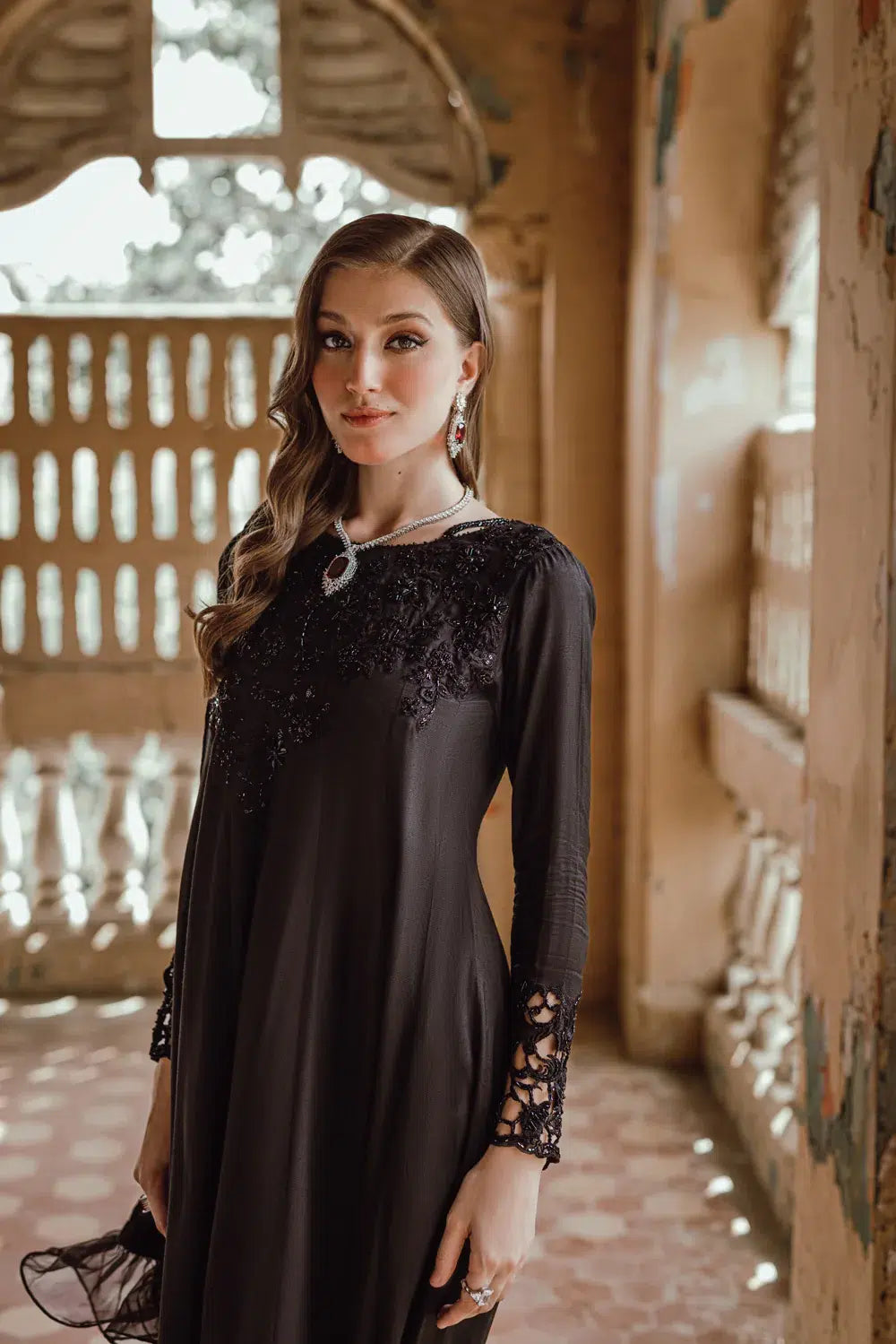 Azure | Embroidered Formals | Charcoal Muse - Khanumjan  Pakistani Clothes and Designer Dresses in UK, USA 