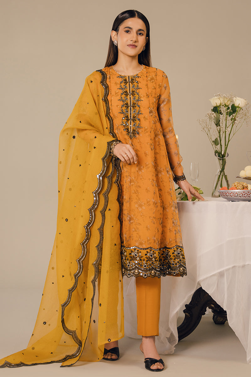 Cross Stitch | Eid Collection | HARVEST GOLD - Khanumjan  Pakistani Clothes and Designer Dresses in UK, USA 