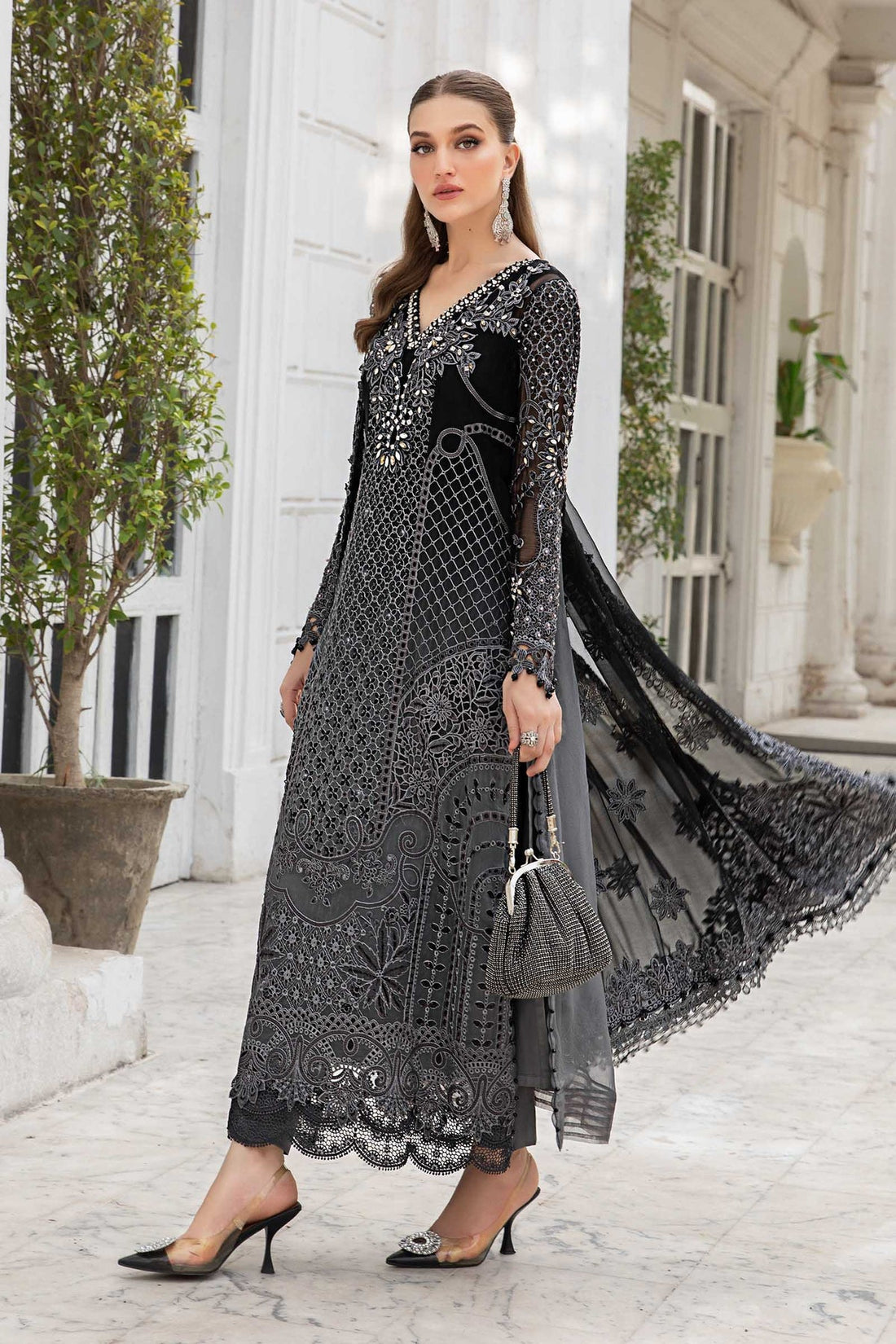 Maria B | Chiffon Formals 24 | Chiffon Suit | MPC-24-101