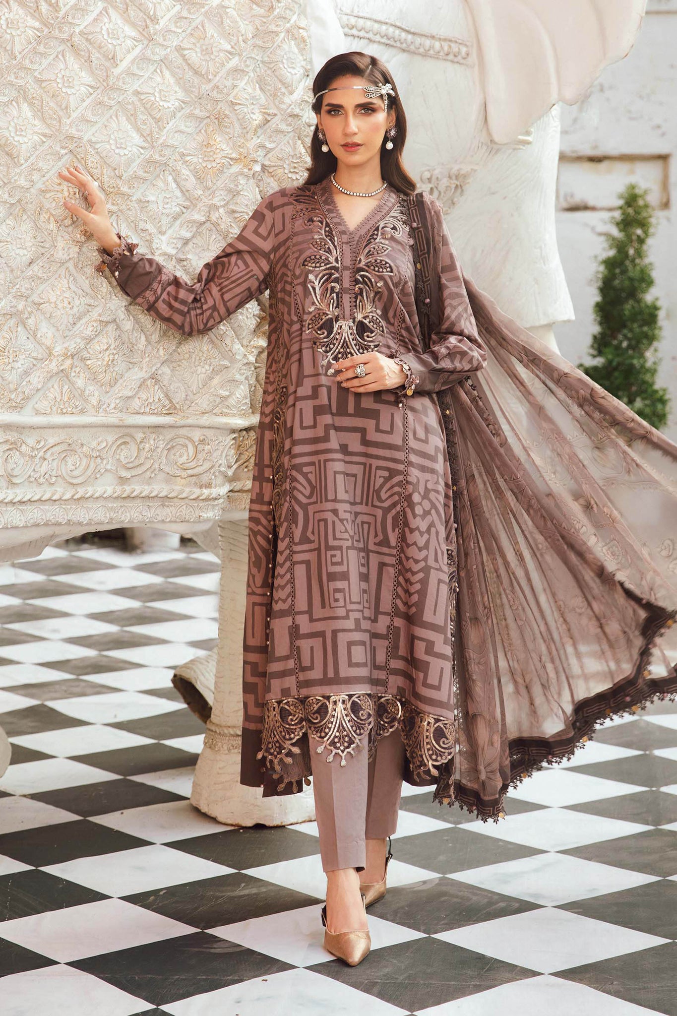Maria B | M Prints Winter 25 | MPT-2703-B