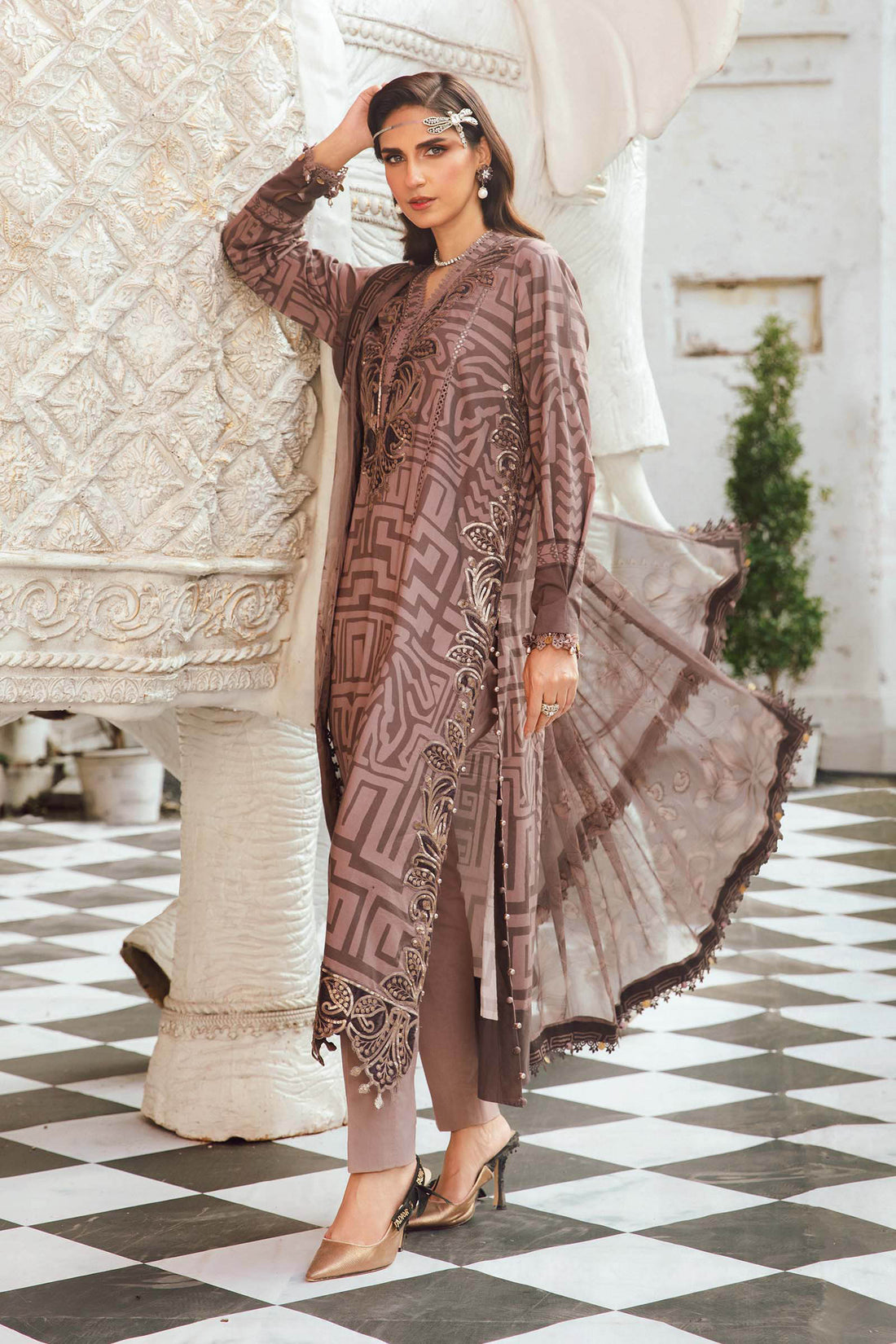 Maria B | M Prints Winter 25 | MPT-2703-B