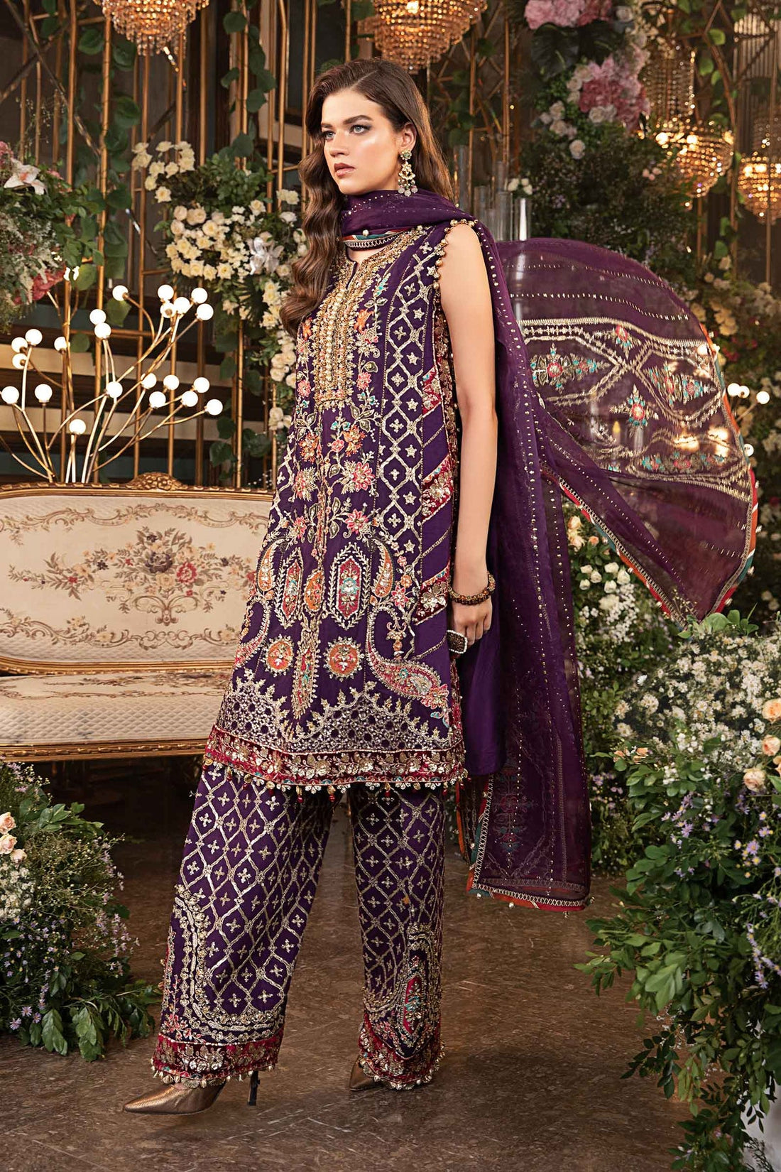 Maria B | Embroidered Formals 24 | Organza Suit | BD-2903