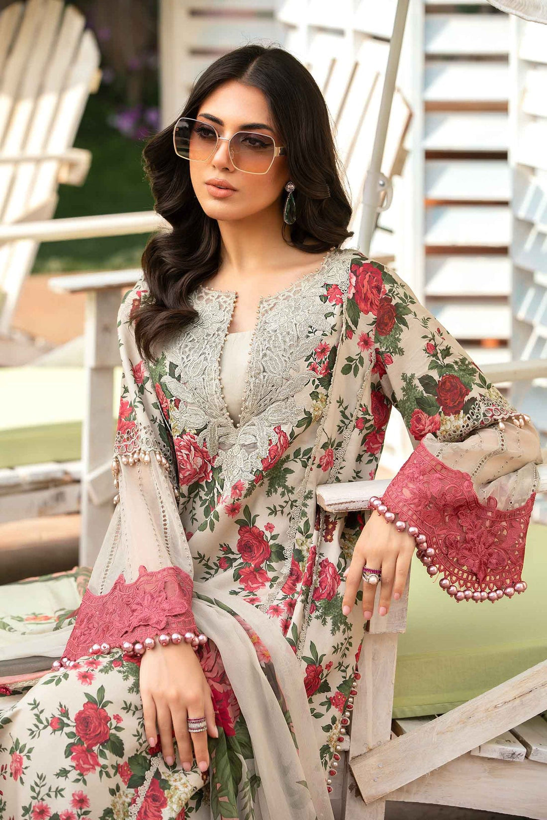 Maria.B | M Print Eid Edit | MPT-2204-B - Khanumjan  Pakistani Clothes and Designer Dresses in UK, USA 