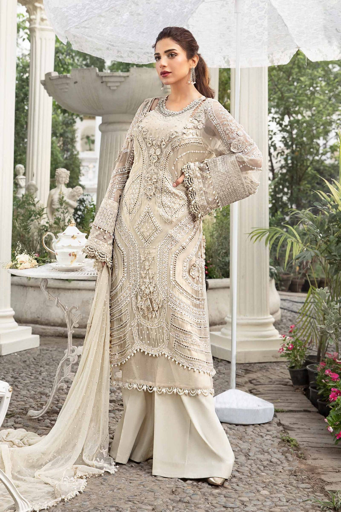 Maria B | Chiffon Formals 24 | Chiffon Suit | MPC-24-104