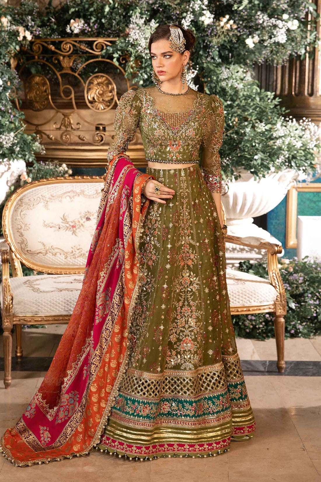 Maria B | Embroidered Formals 24 | Organza Suit | BD-2906