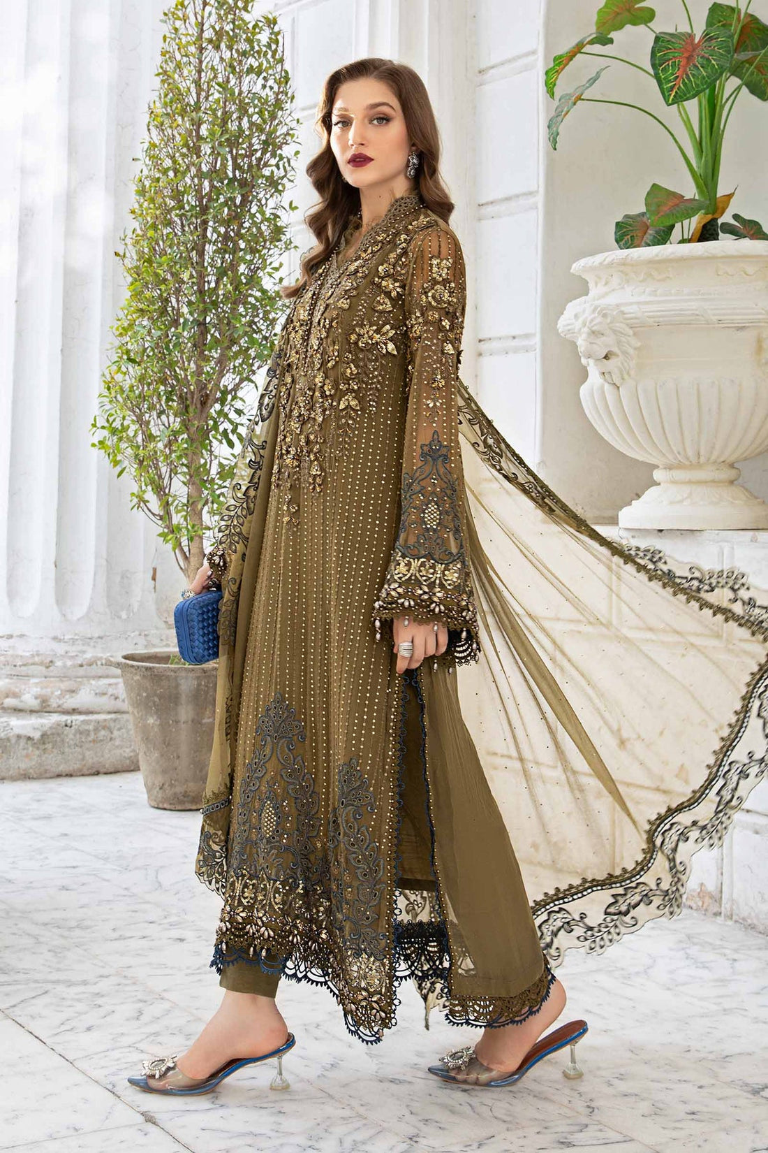 Maria B | Chiffon Formals 24 | Chiffon Suit | MPC-24-108