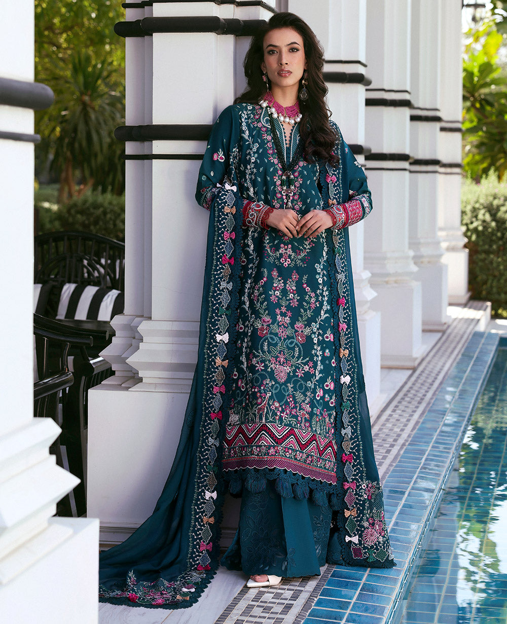 Republic Womenswear | Kalani Eid Luxury Lawn 25 | D6-A - Selene