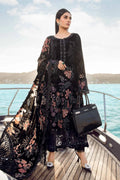 Maria B | Linen 23 | Black DL-1102 - Khanumjan  Pakistani Clothes and Designer Dresses in UK, USA 