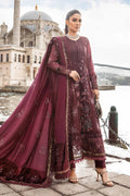 Maria B | Linen 23 | Aubergine DL-1103 - Khanumjan  Pakistani Clothes and Designer Dresses in UK, USA 