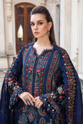 Maria B | Linen 23 | Navy Blue DL-1109 - Khanumjan  Pakistani Clothes and Designer Dresses in UK, USA 