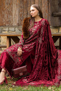 Maria B | Linen 23 | Deep Pink DL-1112 - Khanumjan  Pakistani Clothes and Designer Dresses in UK, USA 