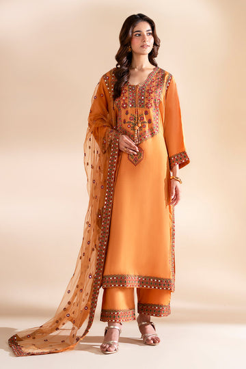 Charizma | Festive Pret | 3-PC Embroidered Silk CMA-6-360