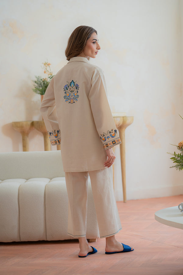 Sahar | Pret Essentials Winter 25 | Ivory Gleam