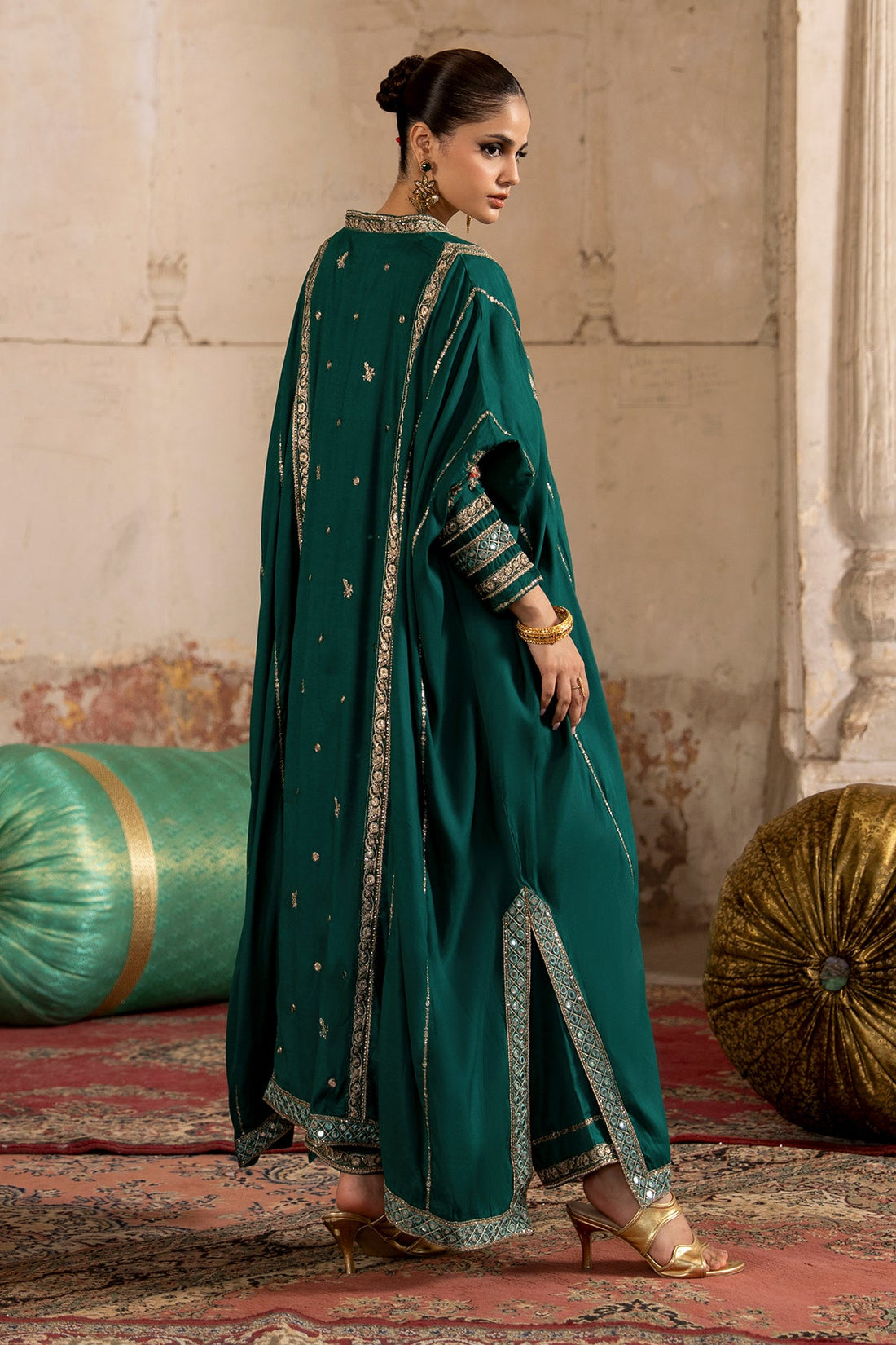 Charizma | Festive Pret | Embroidered Raw Silk CMA-6-388