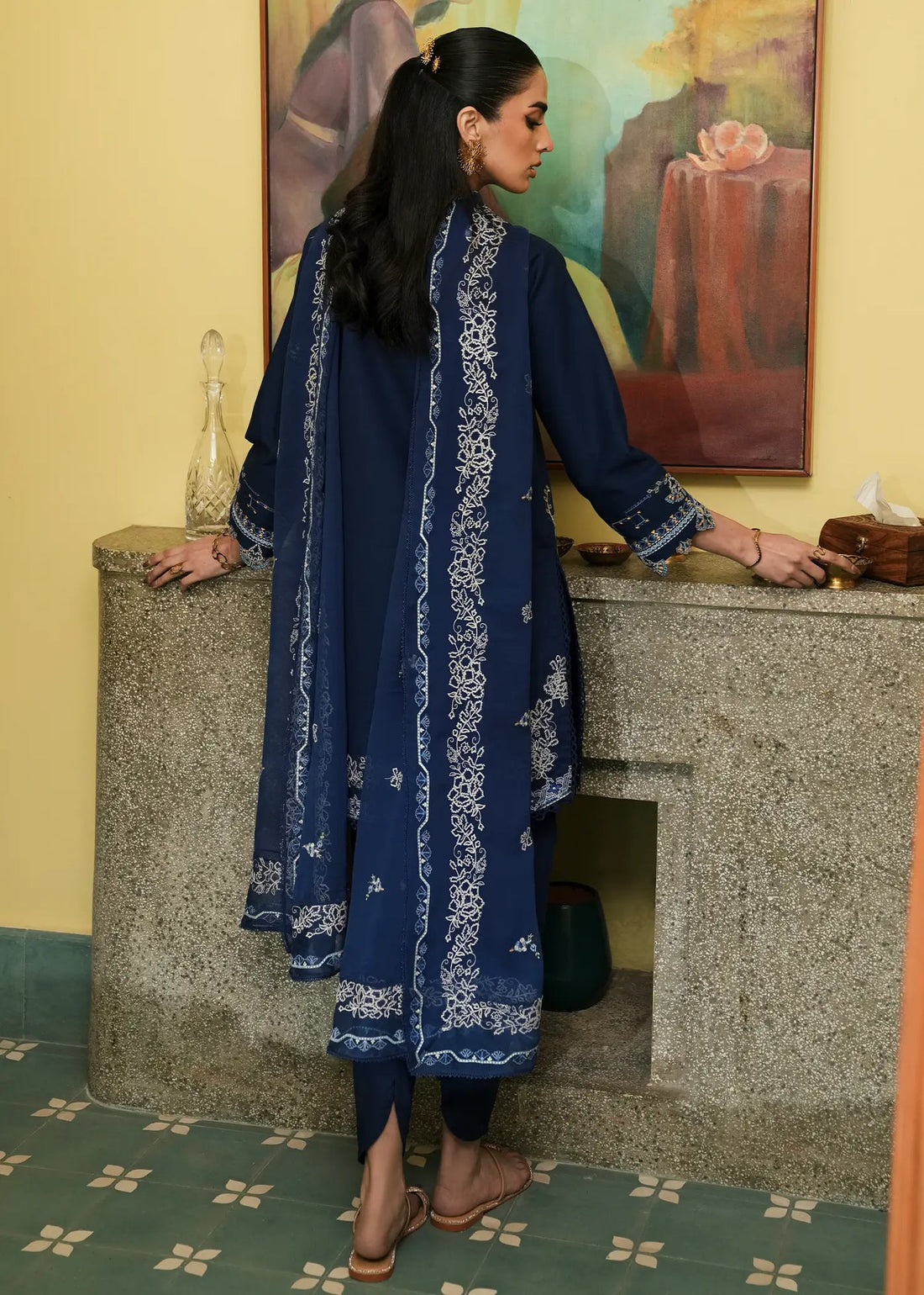 Jeem | Lawn 26 | INDIGO NOOR