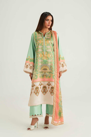 Akbar Aslam | Silk Pret | Zinnia