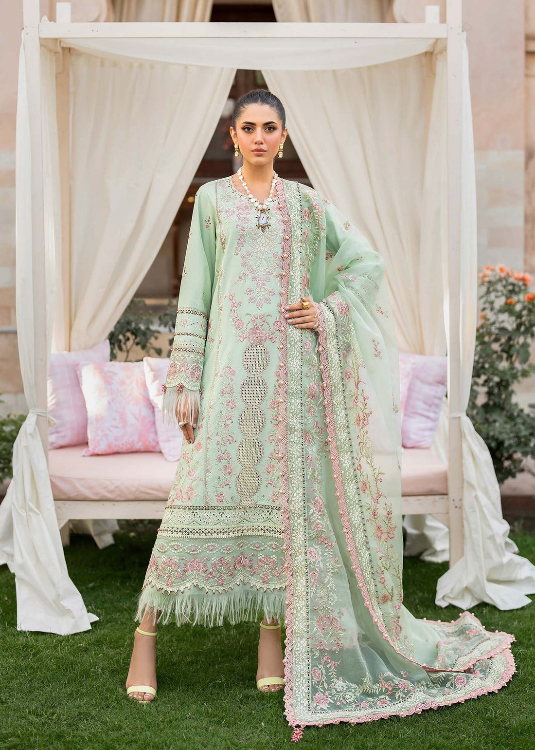 Akbaraslam | Hayat Luxury Lawn 24 | BASIL - Khanumjan  Pakistani Clothes and Designer Dresses in UK, USA 