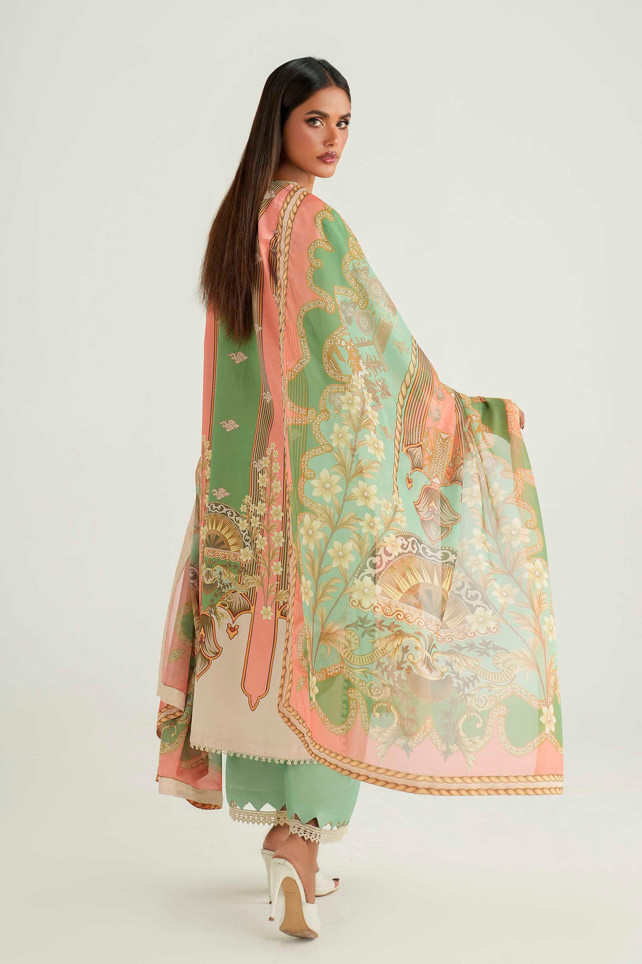 Akbar Aslam | Silk Pret | Zinnia