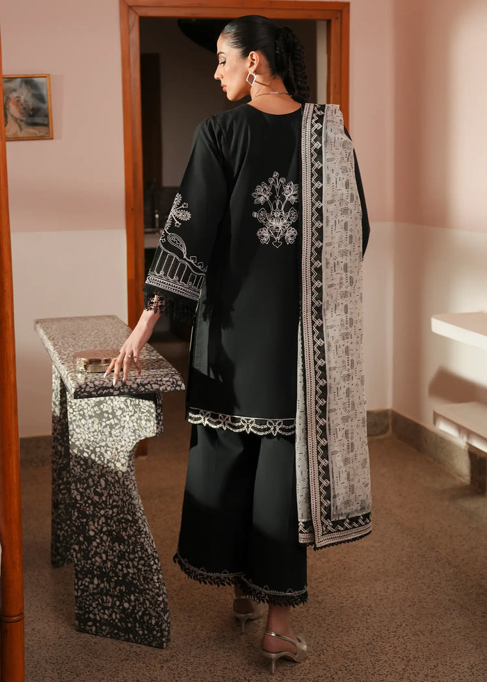 Jeem | Lawn 26 | IVORY INK BLACK