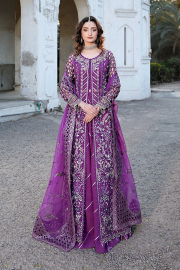Maryams | Zeenat Luxury Formals | Crimson Bloom - Z-02