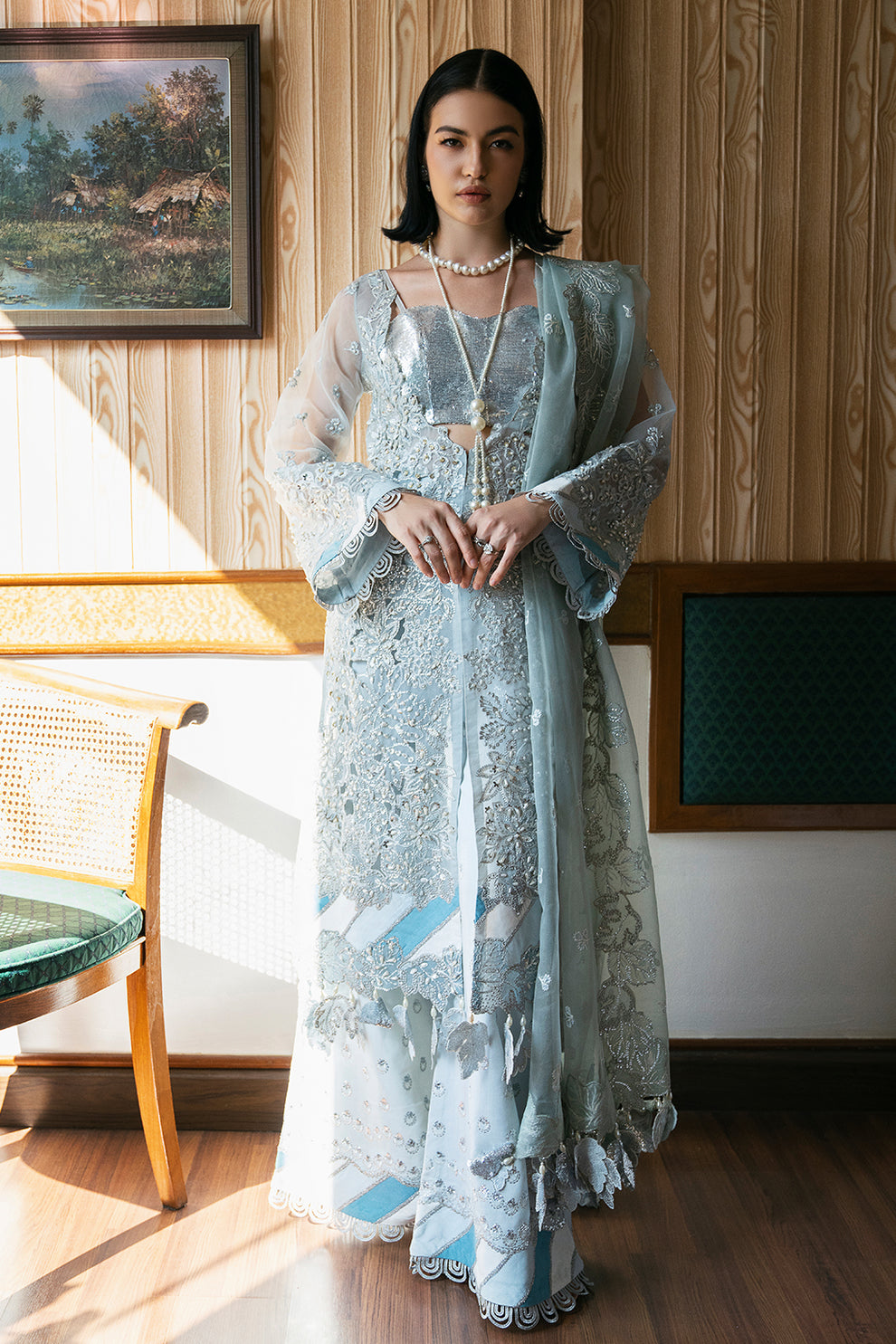 Saad Shaikh | Fleurie Vol 2 | Lyla - Khanumjan  Pakistani Clothes and Designer Dresses in UK, USA 