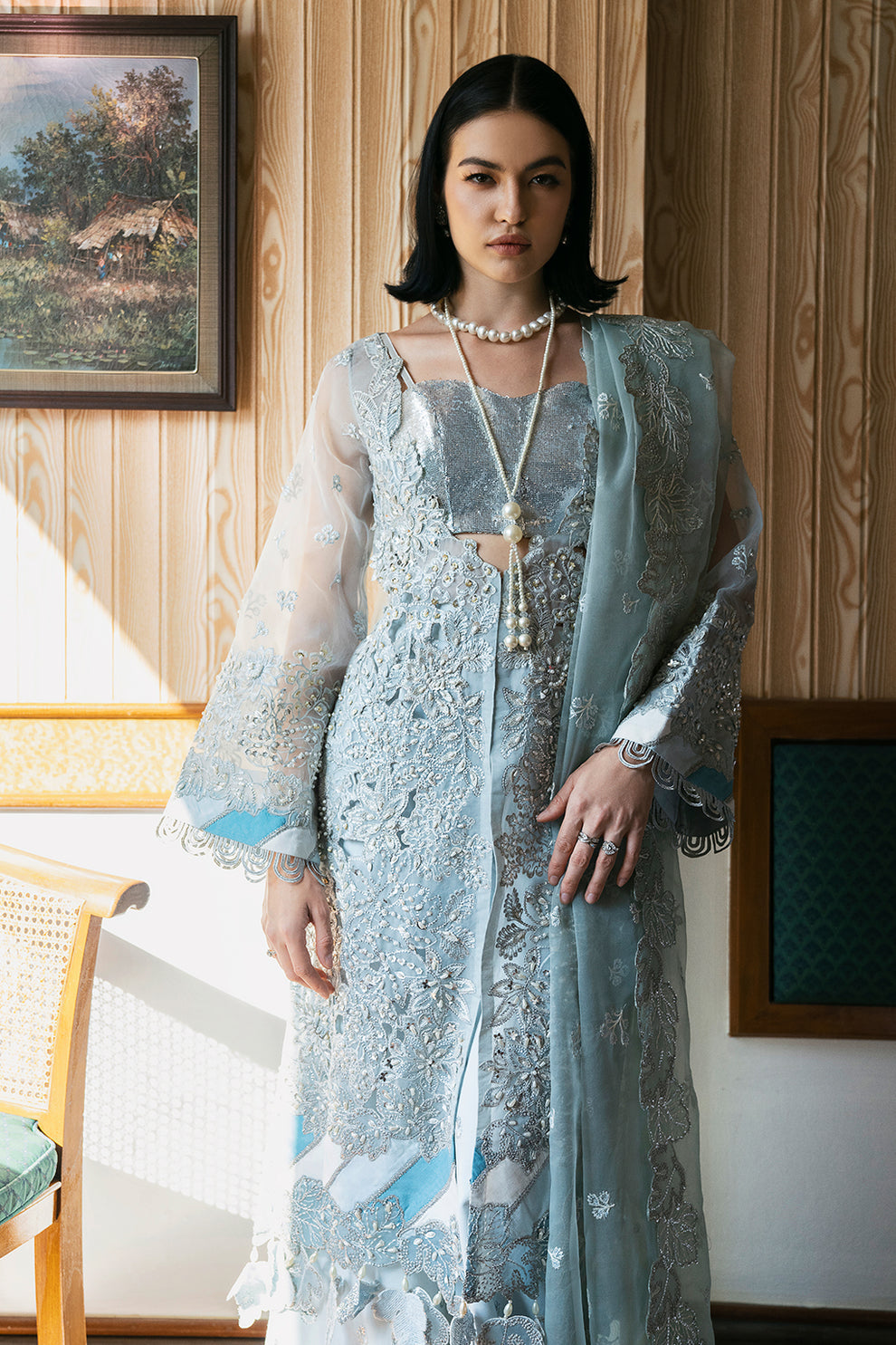 Saad Shaikh | Fleurie Vol 2 | Lyla - Khanumjan  Pakistani Clothes and Designer Dresses in UK, USA 