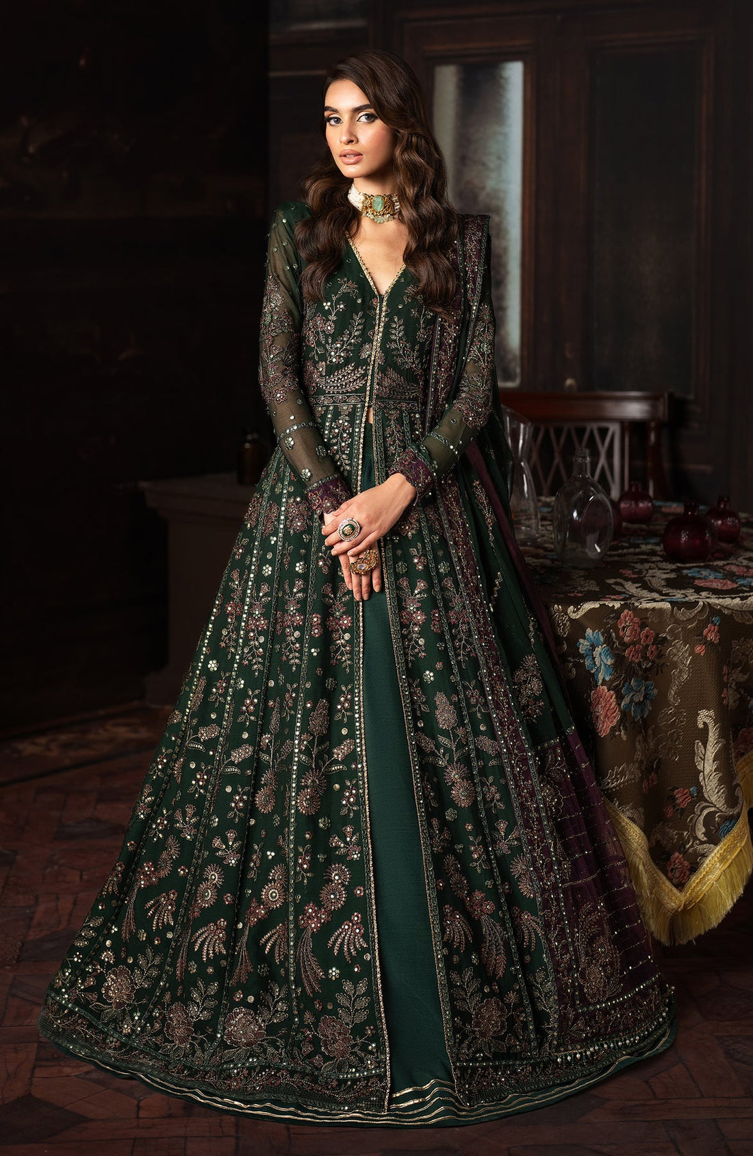 Zarif Rouge Formals | Pakistani Wedding Dresses | Khanumjan Tagged "Bottle Green" Zarif Rouge Formals | Pakistani Wedding Dresses | Khanumjan Tagged "Bottle Green"