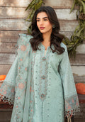 Zarqash | Belle Ame 24 | BL 009 BLEU VERT - Khanumjan  Pakistani Clothes and Designer Dresses in UK, USA 
